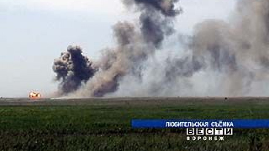 На полигоне в Погоново продолжают уничтожать боеприпасы