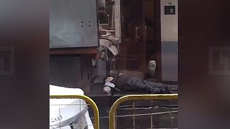 Первые секунды после расстрела экс-главы воронежской армянской диаспоры попали на видео