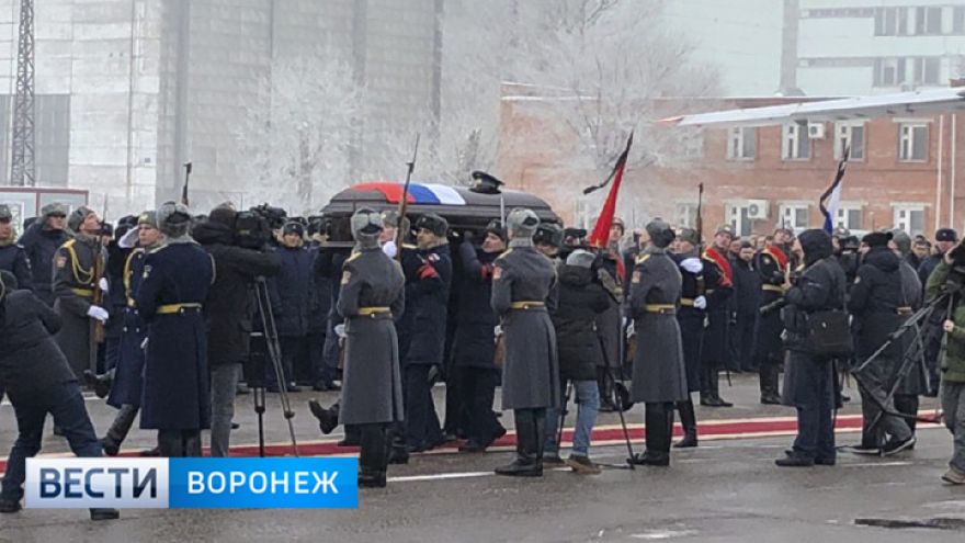 Тело погибшего в Сирии лётчика доставили в Воронеж