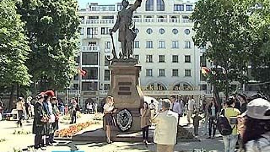 В Воронеже отмечают день рождения Петра Первого