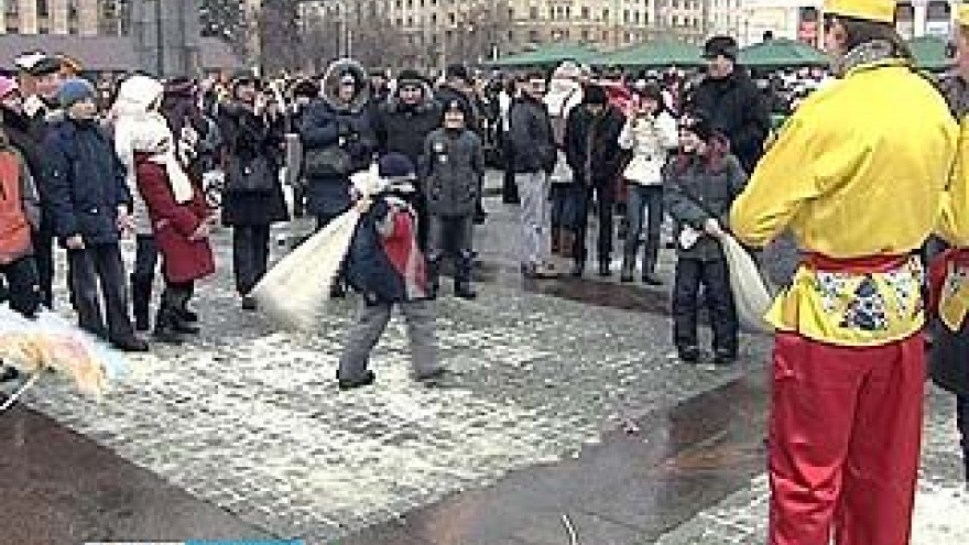 В Воронеже отметили последний день Масленицы