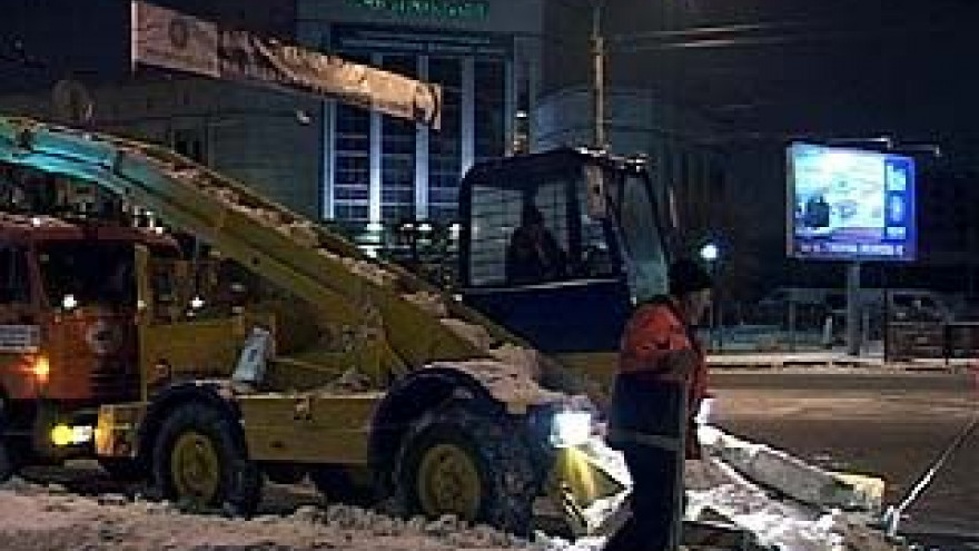 Воронеж завалило снегом