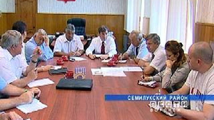 В Семилукском районе прошло совещание на тему "Развитие АПК"