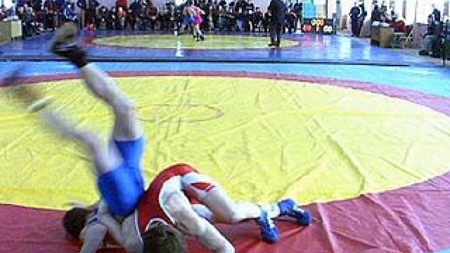 200 борцов собрались в спортивном комплексе "Самбо"