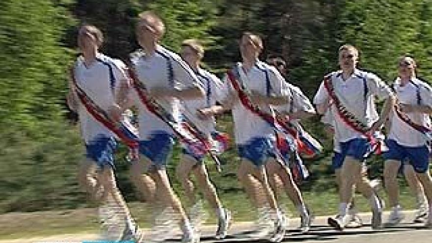 Курсанты ФСИН устроили пробег по памятным местам Великой Отечественной