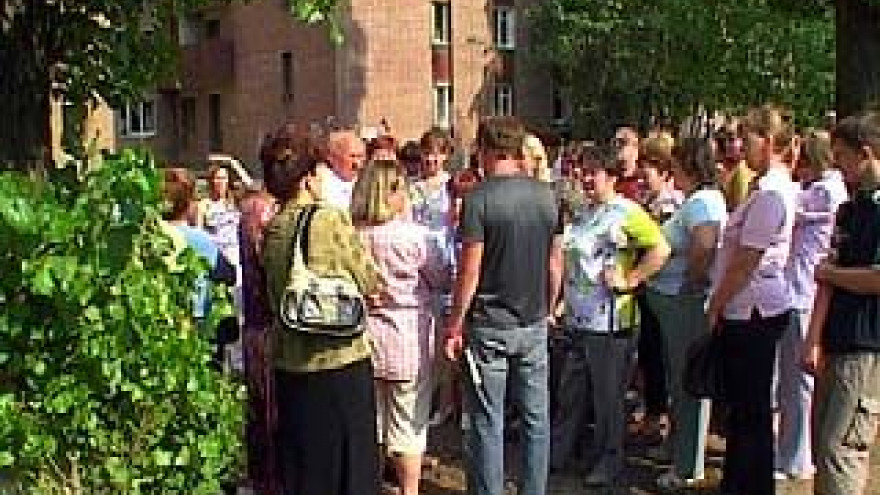 В Северном микрорайоне Воронежа прошел стихийный митинг