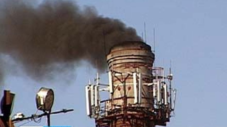 Над Воронежем появилась дымовая завеса