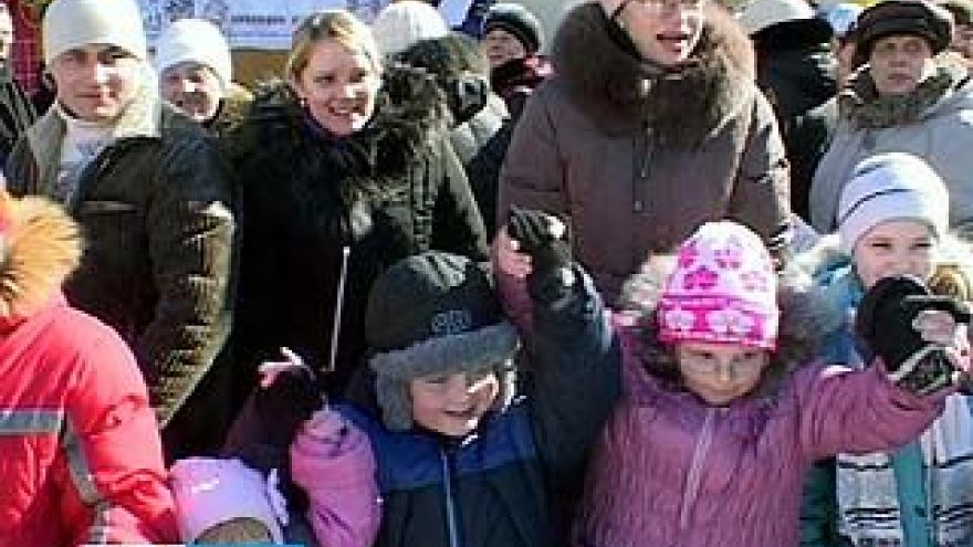 Масленичные гуляния с размахом прошли и в посёлке Придонской