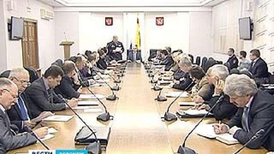 В Воронеже прошло заседание областной комиссии по безопасности дорожного движения