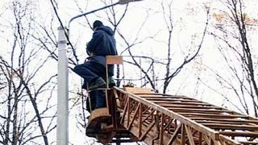Фонарное освещение одной из трасс "Олимпика" полностью восстановлено