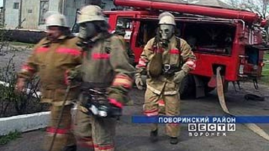 В Новой Усмани работа коммунальных служб вызвала пожар