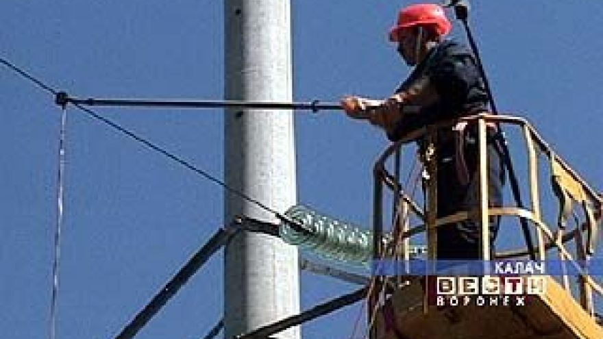 На Калачеевском полигоне прошли соревнования энергетиков