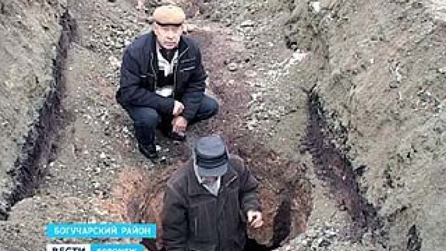 В Богучарском гранитном карьере обнаружили захоронение древних аланов