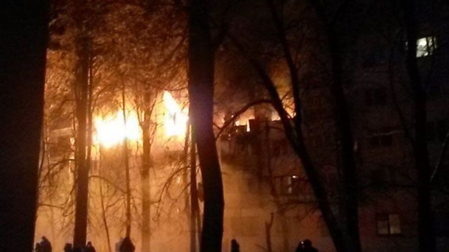 Пожар в Юго-западном районе ликвидирован. МЧС сообщило о пострадавших
