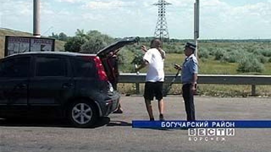 На всех въездах в Воронежскую область выставлены санитарные посты