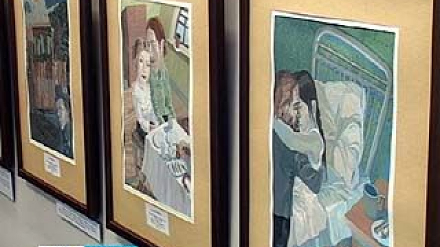 Экспозиция иллюстраций к книгам Андрея Платонова открылась на Кирова