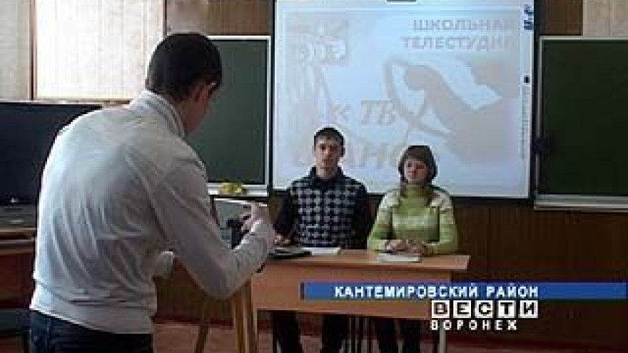 В Охрозаводской школе появилась своя телевизионная студия