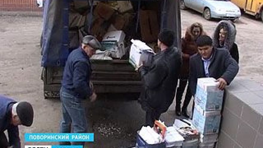В Поворино учреждения устроили массовый сбор макулатуры