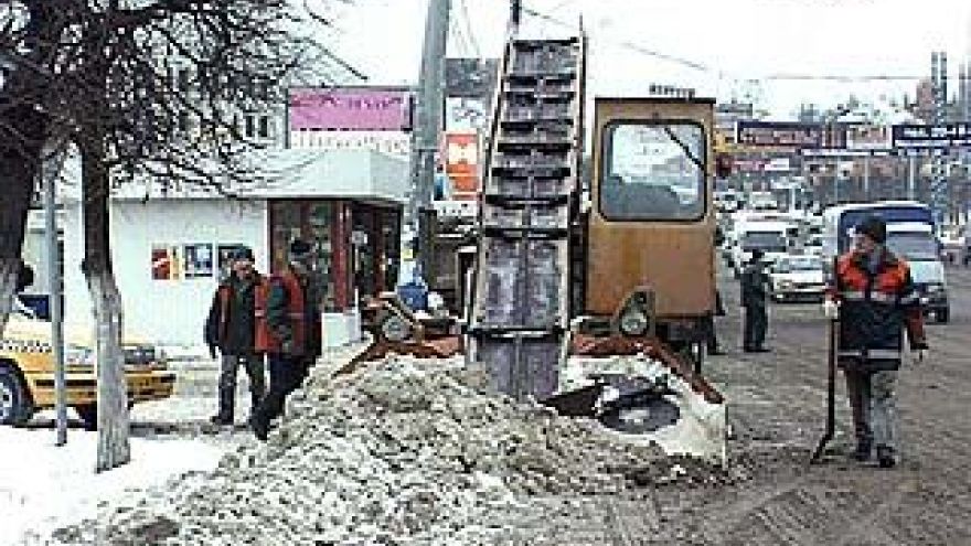 Снегопад усмиряюще повлиял на воронежских водителей