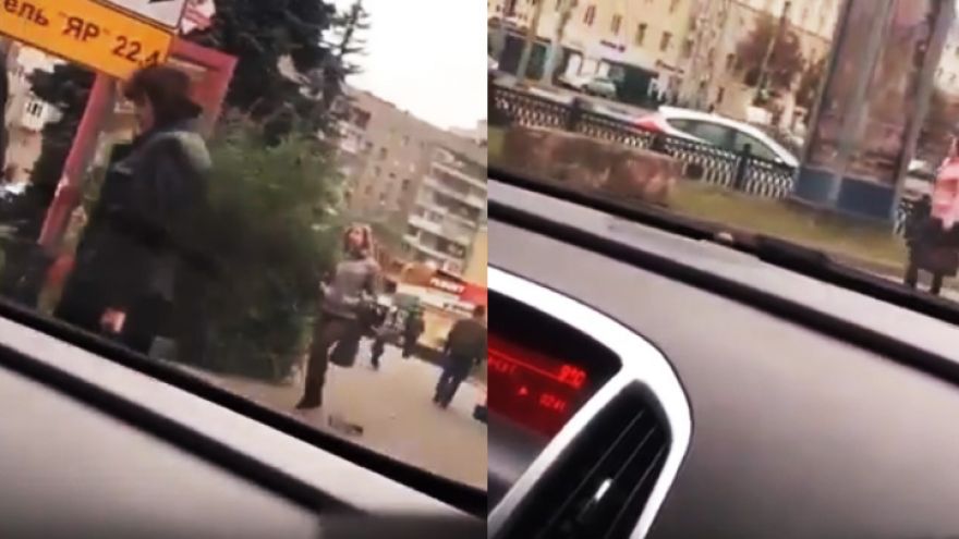 В Воронеже автохам похвастался в сети видео, как проехался по тротуару в центре города