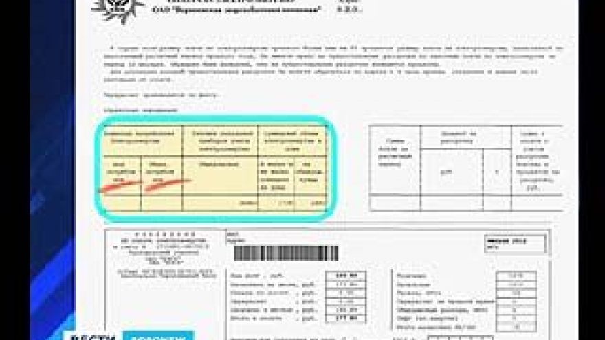 Воронежцы получили квитанции с предложением разбить платежи за свет на части