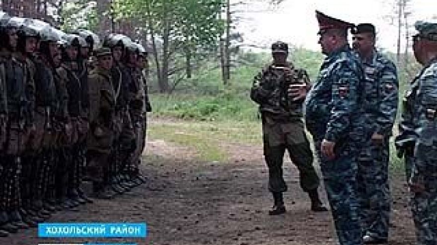 Два раза в год целую неделю воронежские полицейские живут вдали от цивилизации