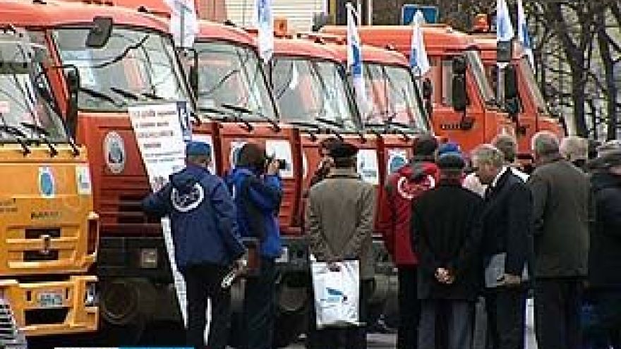Воронеж посетил автопробег "Голубой коридор"
