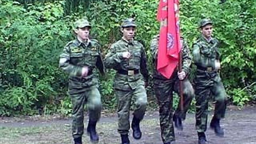 В Воронеже закончил смену детский лагерь "Юный спецназовец"
