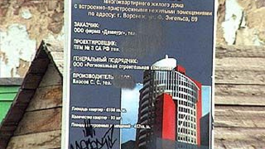 Архстройнадзор провел проверку строительных объектов Воронежа