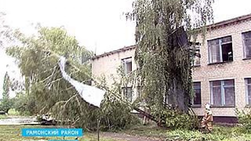 Больше всего в Воронежской области от урагана пострадали три района