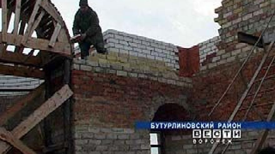 В селе Великоархангельское строится новый храм