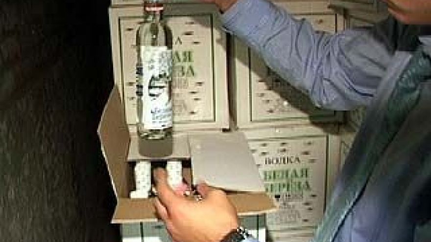 Склад контрафактного алкоголя обнаружен в Железнодорожном районе