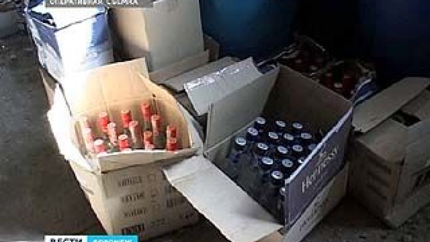Полицейские накрыли очередную партию контрафактного алкоголя
