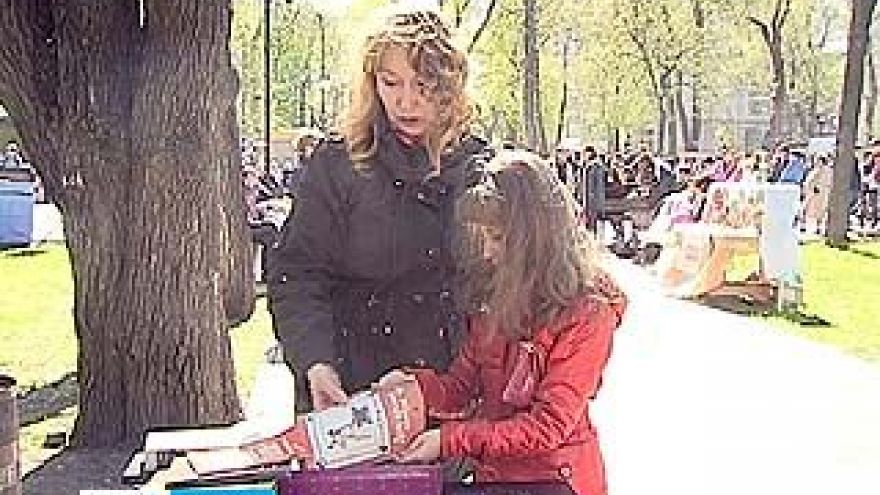 В Воронеже на один день открылась бесплатная библиотека под открытым небом