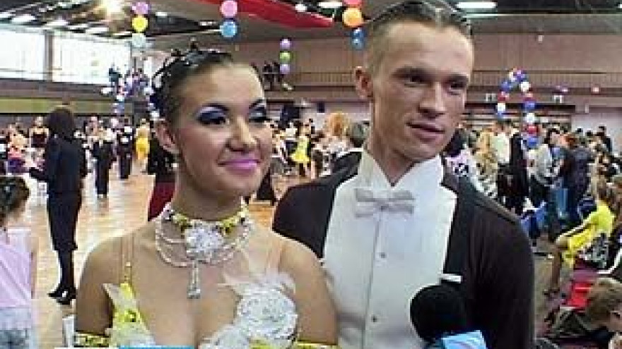 На открытом чемпионате области по европейским танцам воронежская пара стала лучшей