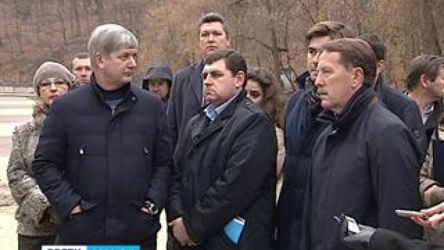 Реконструкцию парка "Динамо" будет продолжаться и в зимние месяцы