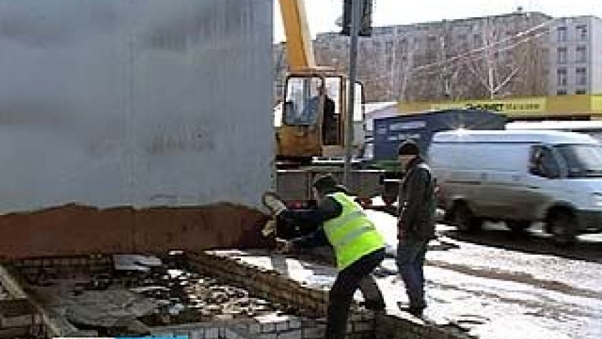 Торговые ряды на Димитрова демонтировали