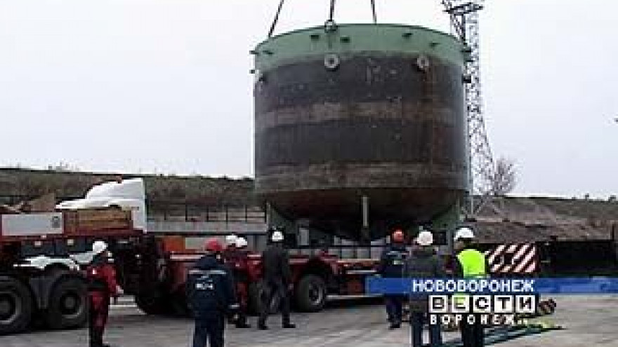 На строительную площадку НВАЭС-2 прибыл груз-тяжеловес