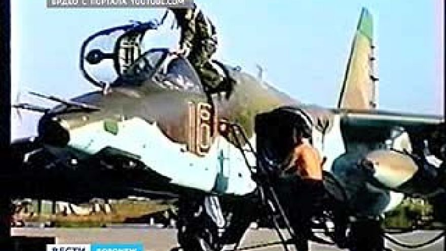 Военный штурмовик СУ-25 уже вылетел в Туркменистан
