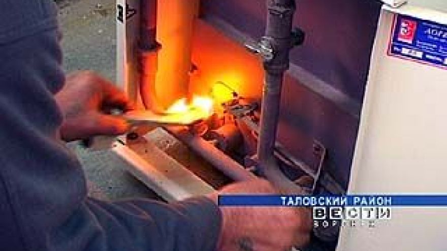 В одно из самых крупных сел Таловского района пришло голубое топливо