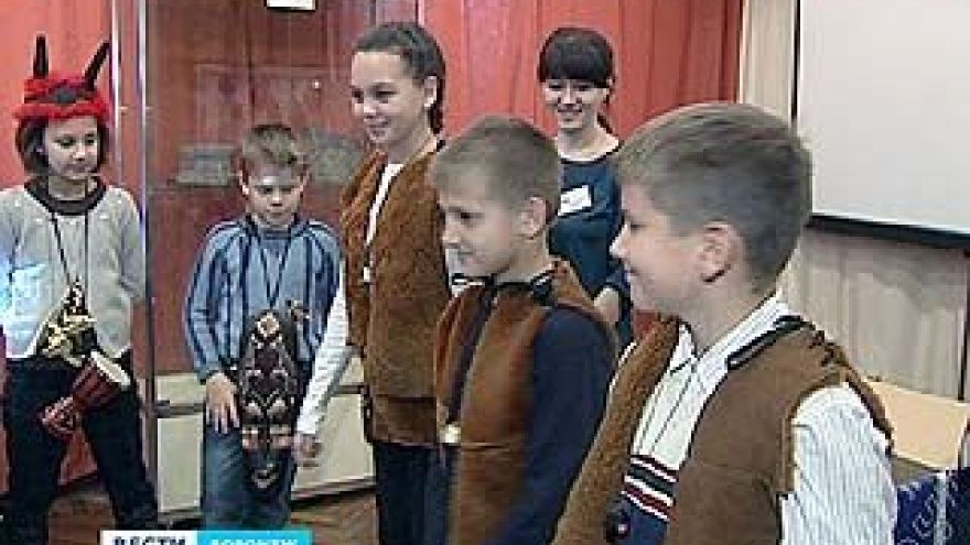 Ученики младших классов одной из воронежских школ путешествуют во времени