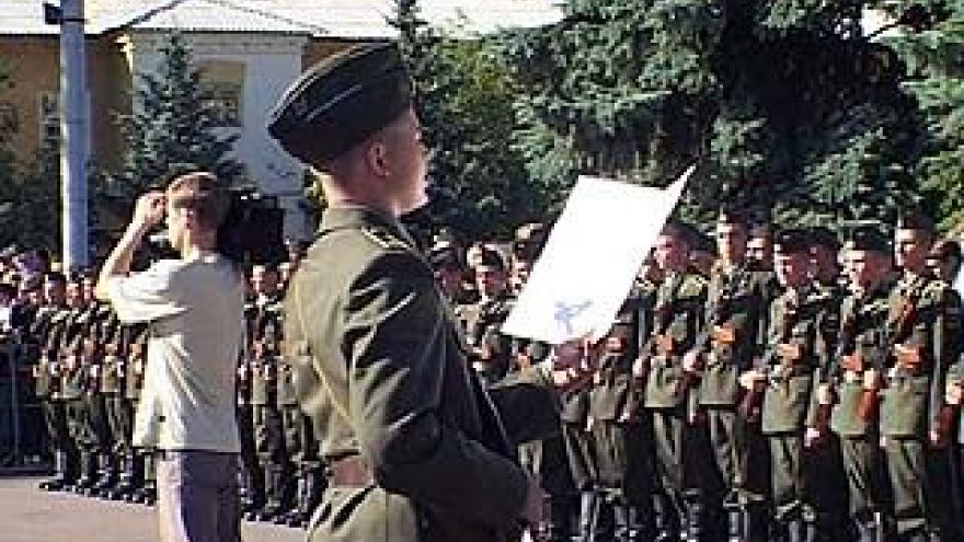 Первокурсники авиационного училища приняли присягу