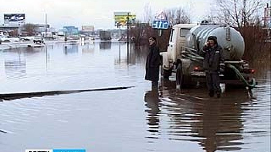 Обещали снег, но пока в Воронеже только большая вода