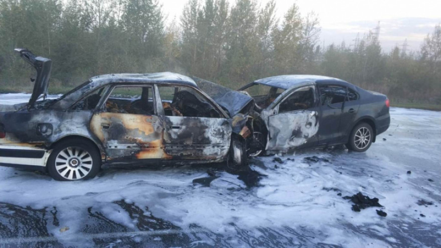 Под Воронежем в страшном ДТП заживо сгорели 5 человек