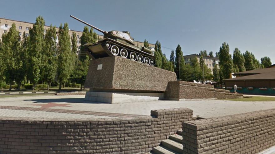 Памятник танку Т-34 в Воронеже реконструируют ко Дню города