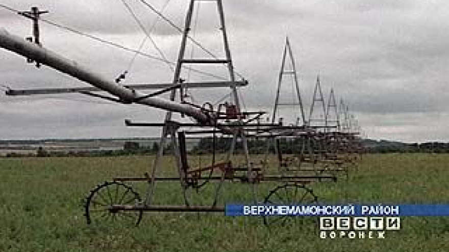 Система орошения полей действует в колхозе "Победа"