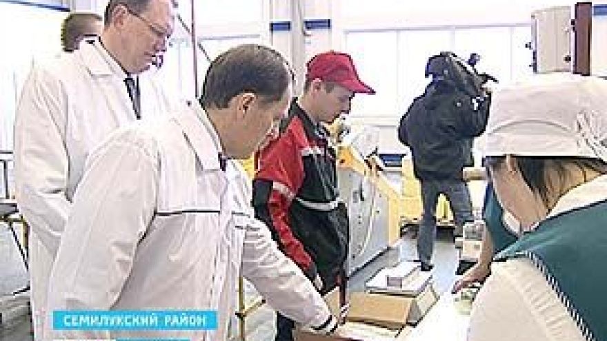 Семилукский район посетил губернатор Алексей Гордеев