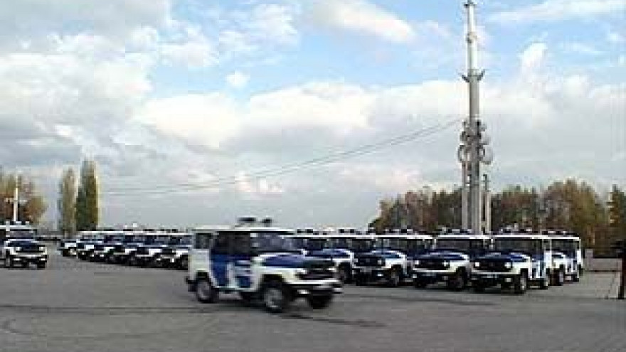 Автопарк сотрудников областной милиции пополнился на 32 автомобиля