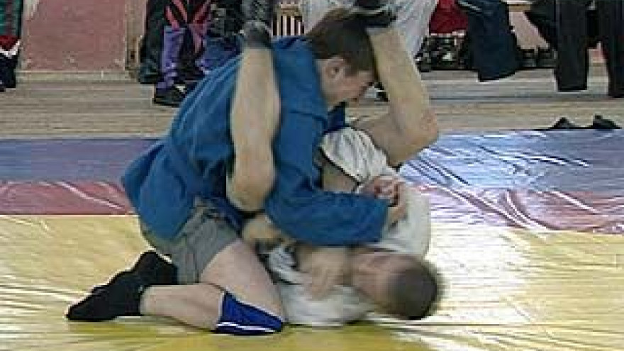 Завершился чемпионат области по самбо