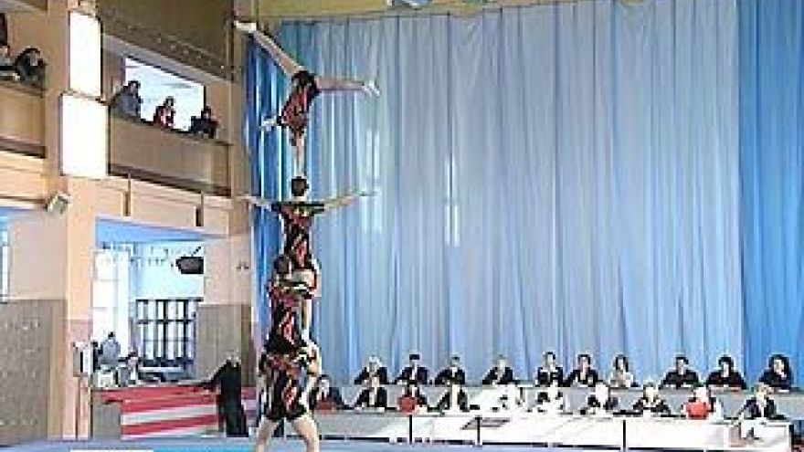 В Воронеже прошёл чемпионат России по акробатике